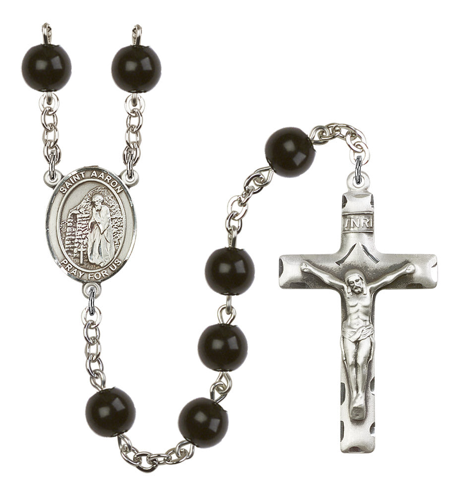 St. Aaron Rosary - 6 Bead Options (8254SS)