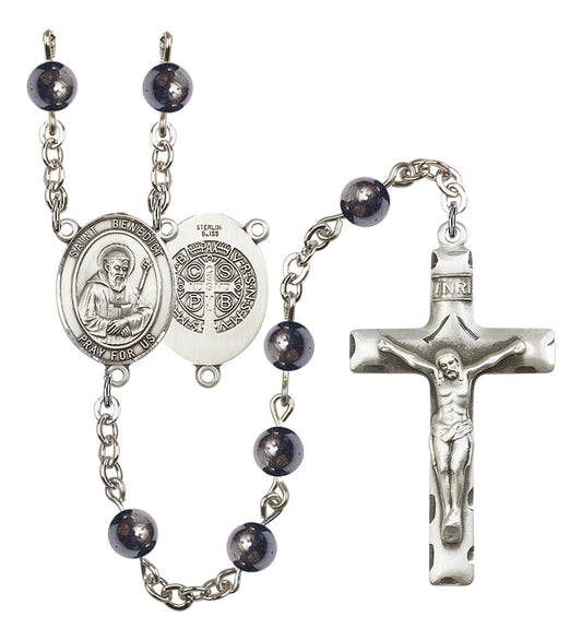 St. Benedict Rosary - 6 Bead Options (8008SS)