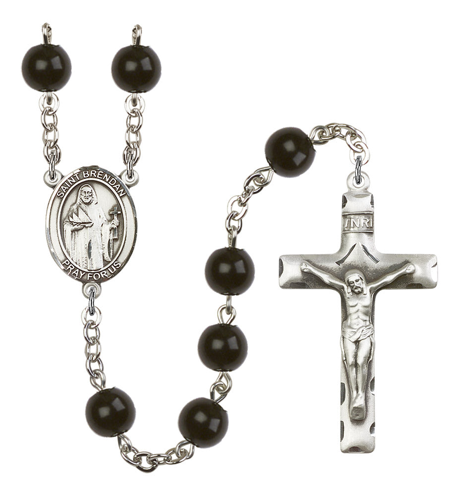 St. Brendan The Navigator Rosary - 6 Bead Options (8018SS)