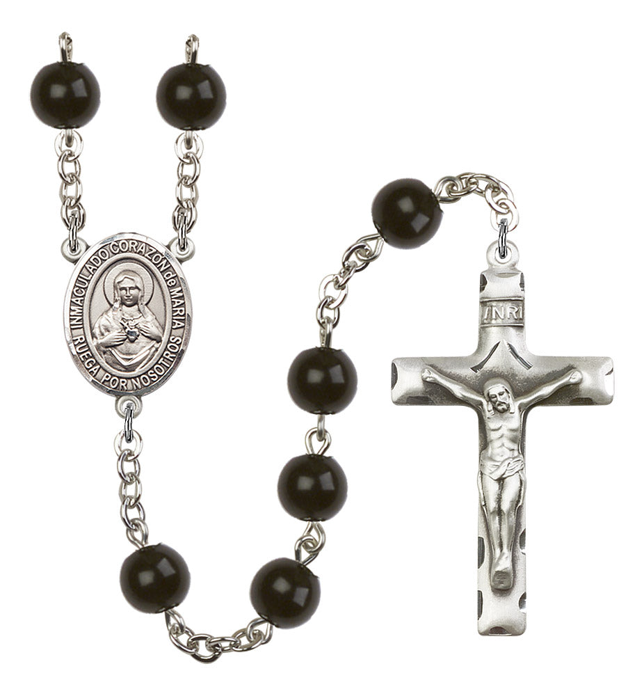 Corazon Inmaculado De Maria Rosary - 6 Bead Options (8337SPSS)
