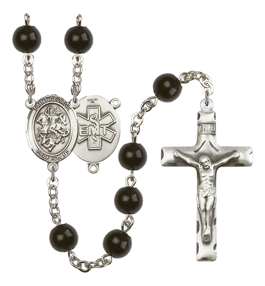 St. George / EMT Rosary - 6 Bead Options (8040SS10)