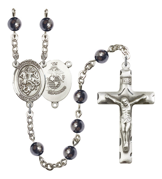 St. George / Marines Rosary - 6 Bead Options (8040SS4)