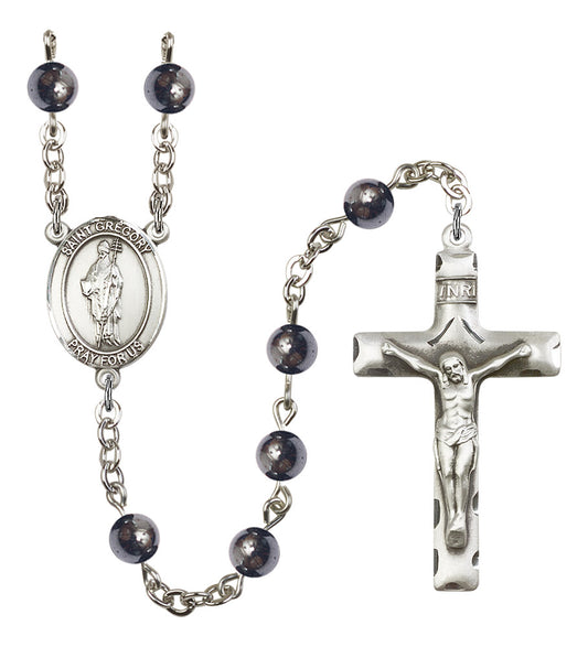 St. Gregory The Great Rosary - 6 Bead Options (8048SS)