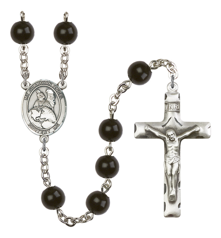 Guardian Angel Protector Rosary - 6 Bead Options (8440SS)