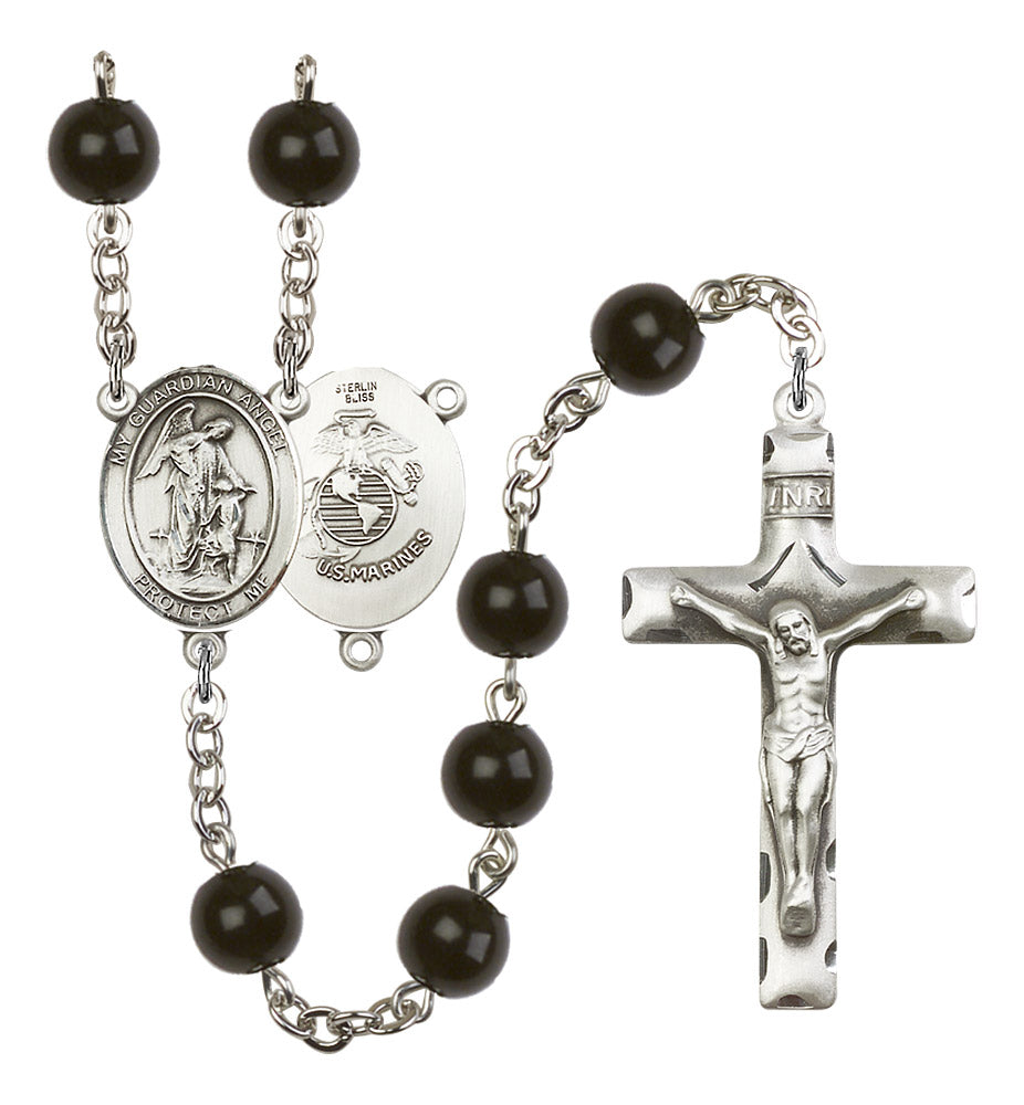 Guardian Angel / Marine Corp Rosary - 6 Bead Options (8118SS4)
