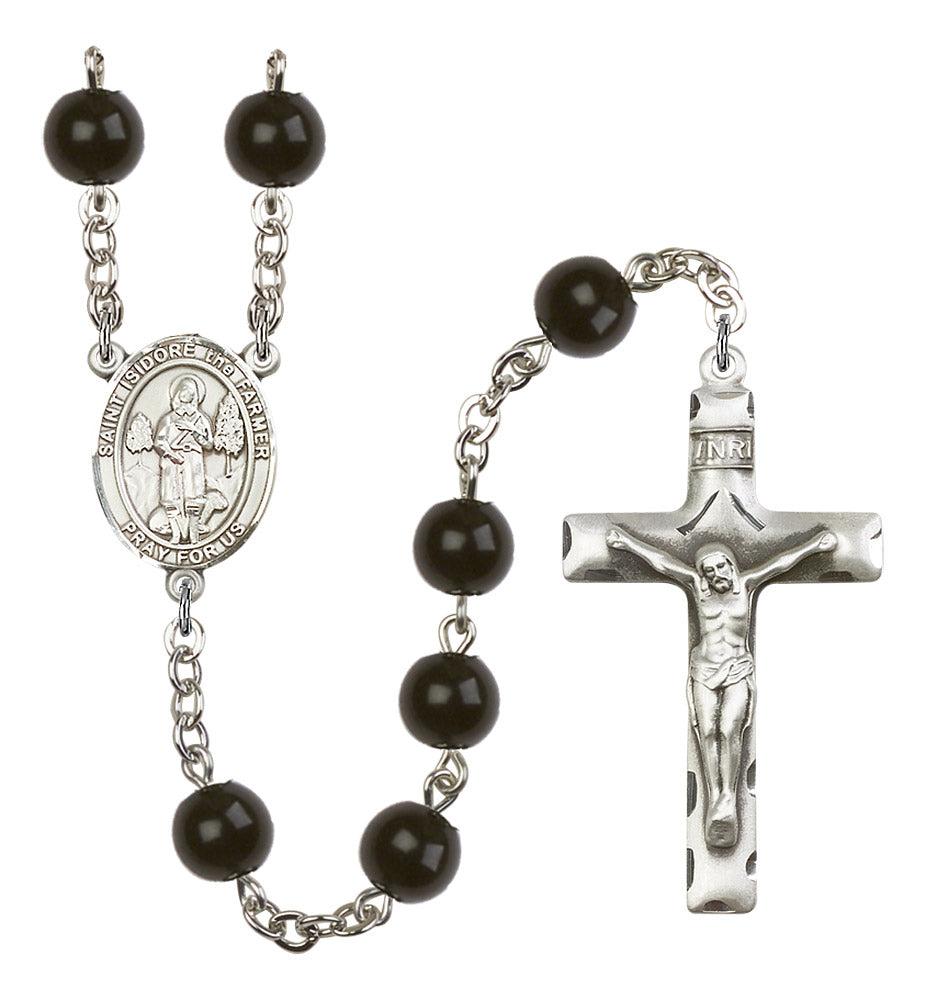 St. Isidore The Farmer Rosary - 6 Bead Options (8276SS)