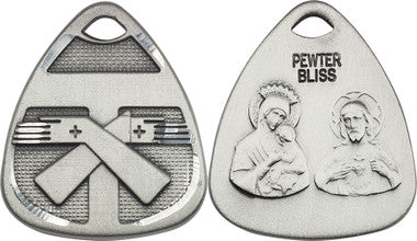 Franciscan Scapular Medal - Sterling Silver 1" x 3/8" Pendant