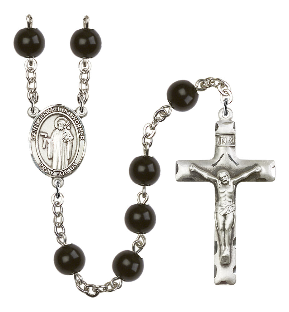 St. Joseph The Worker Rosary - 6 Bead Options (8220SS)