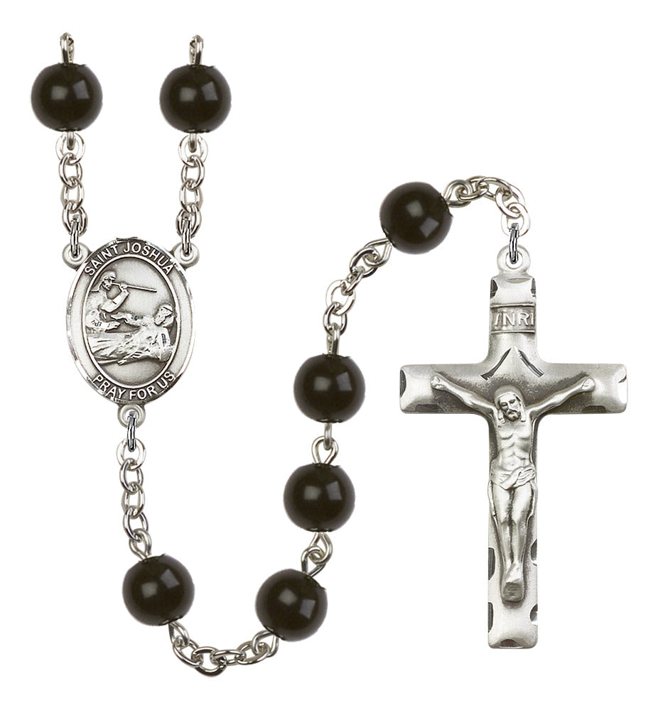 St. Joshua Rosary - 6 Bead Options (8059SS)