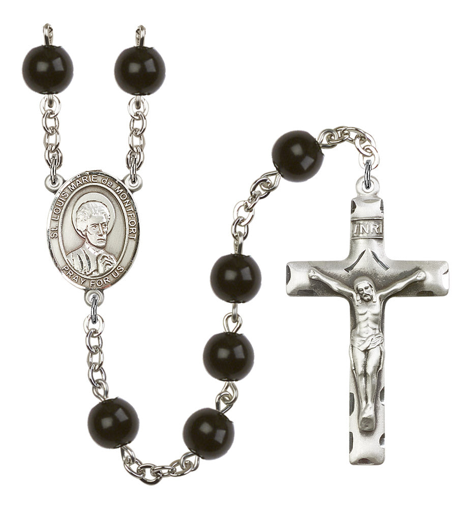 St. Louis Marie De Montfort Rosary - 6 Bead Options (8330SS)