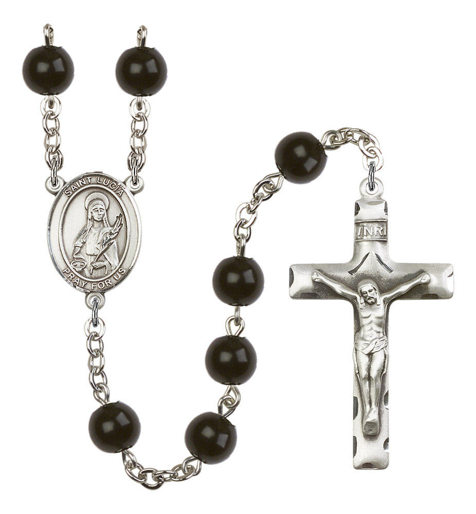 St. Lucia of Syracuse Rosary - 6 Bead Options (8065SS)