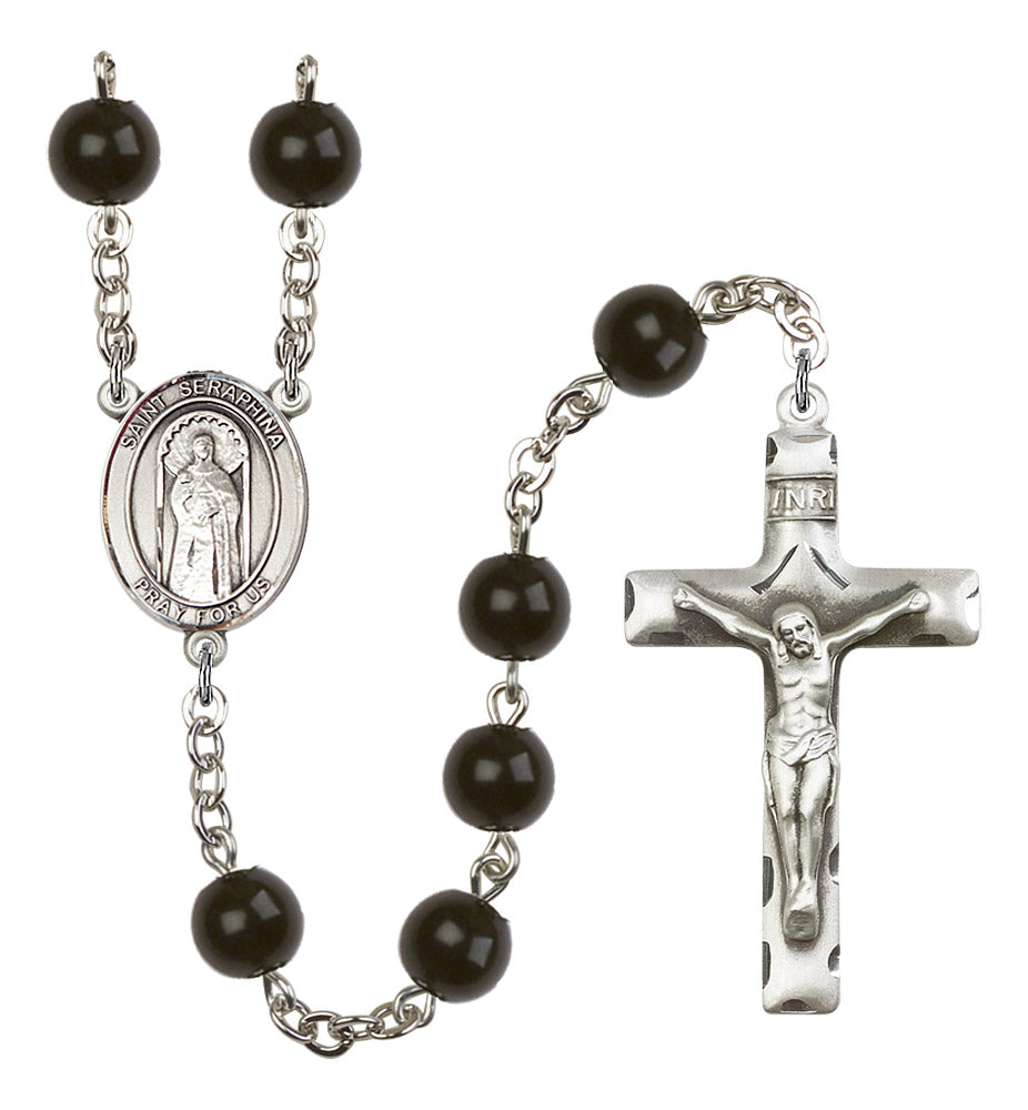 St. Seraphina Rosary - 6 Bead Options (8405SS)