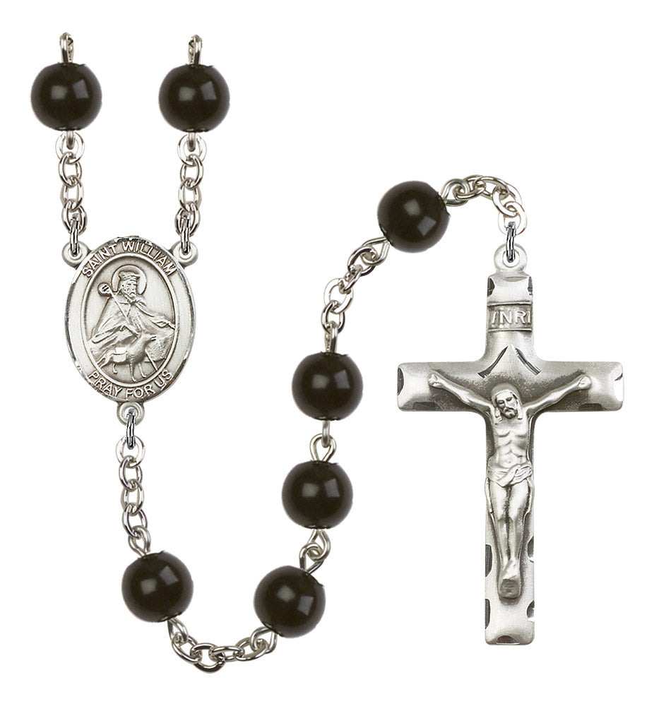 St. William of Rochester Rosary - 6 Bead Options (8114SS)