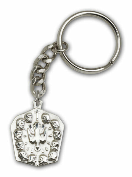 Apostles Keychain - Silver Finish