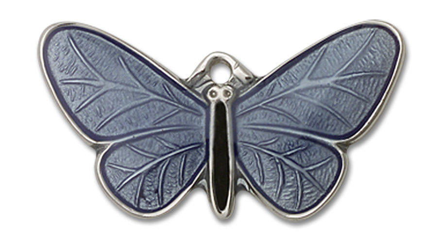 Blue Butterfly Pendant - Sterling Silver 1250SS