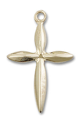 Cross Pendant - 14kt Gold 3/4 x 1/2 0018Y