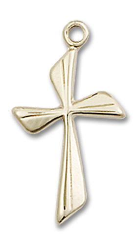 Cross Pendant - 14kt Gold 3/4 x 3/8 0016Y