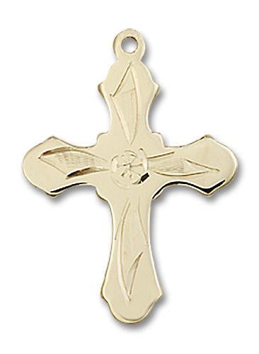 Cross Pendant - 14kt Gold 7/8 x 5/8 60365