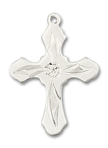 Cross Pendant - Sterling Silver 7/8 x 5/8 6036SS5