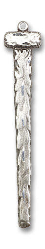 Crucifixion Nail Pendant - Sterling Silver 3 Sizes