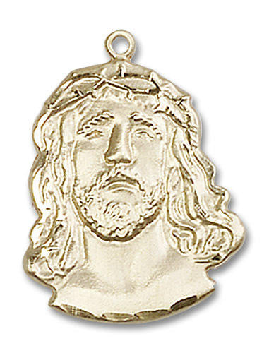 Ecce Homo Pendant - 14kt Gold 7/8 x 5/8 0082