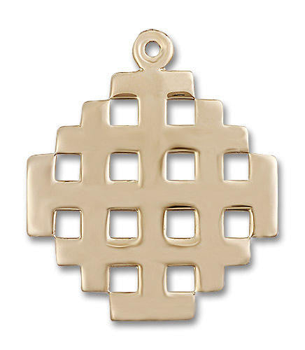 Extra Large Cross Pendant - 14kt Gold 1 3/4 x 1 1/2 5548