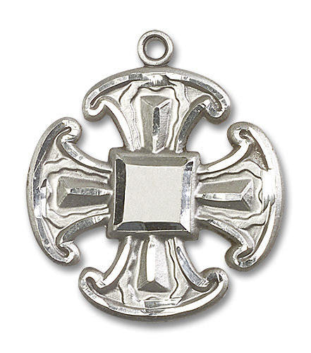 Extra Large Cross Pendant - Sterling Silver 1 1/2 x 1 1/4 6066SS