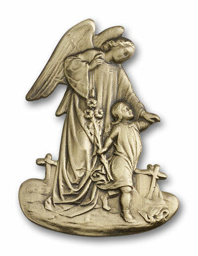 Guardian Angel Visor Clip - Gold Finish 1029VG