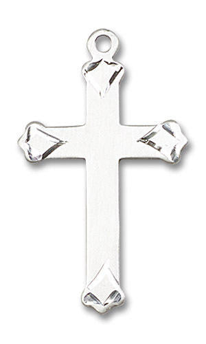 Large Cross Pendant - Sterling Silver 1 1/8 x 5/8 0651YSS