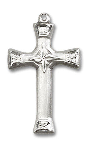 Large Cross Pendant - Sterling Silver 1 x 5/8 6023SS