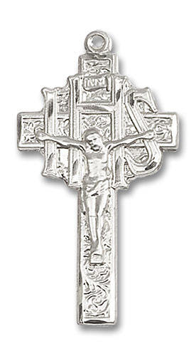 Large IHS Crucifix Pendant - Sterling Silver 1 1/4 x 5/8 0099SS