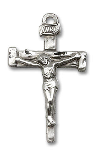 Nail Crucifix Pendant - Sterling Silver 2 Sizes