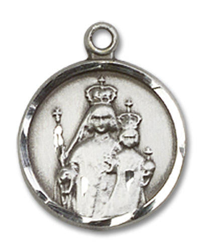 Our Lady of Consolation Medal - Sterling Silver 5/8 x 1/2 Round Pendant 0603SS