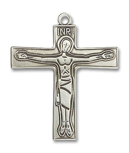 Oversized Cursillio Cross Pendant - Sterling Silver 2 x 1 5/8 5239SS