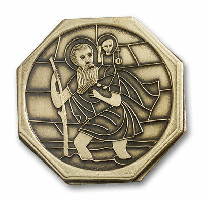 St Christopher Visor Clip - Gold Finish 1028VG