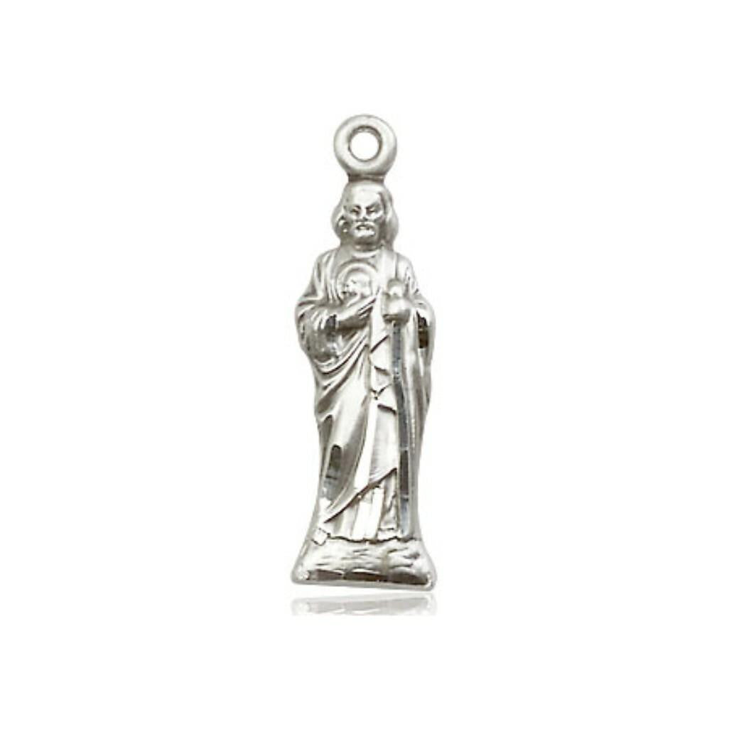 St Jude Pendant - Sterling Silver 7/8 x 1/4 5934SS