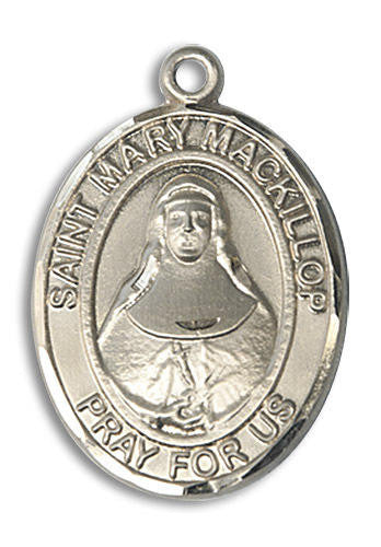 St Mary Mackillop Medal - 14kt Gold Oval Pendant 3 Sizes