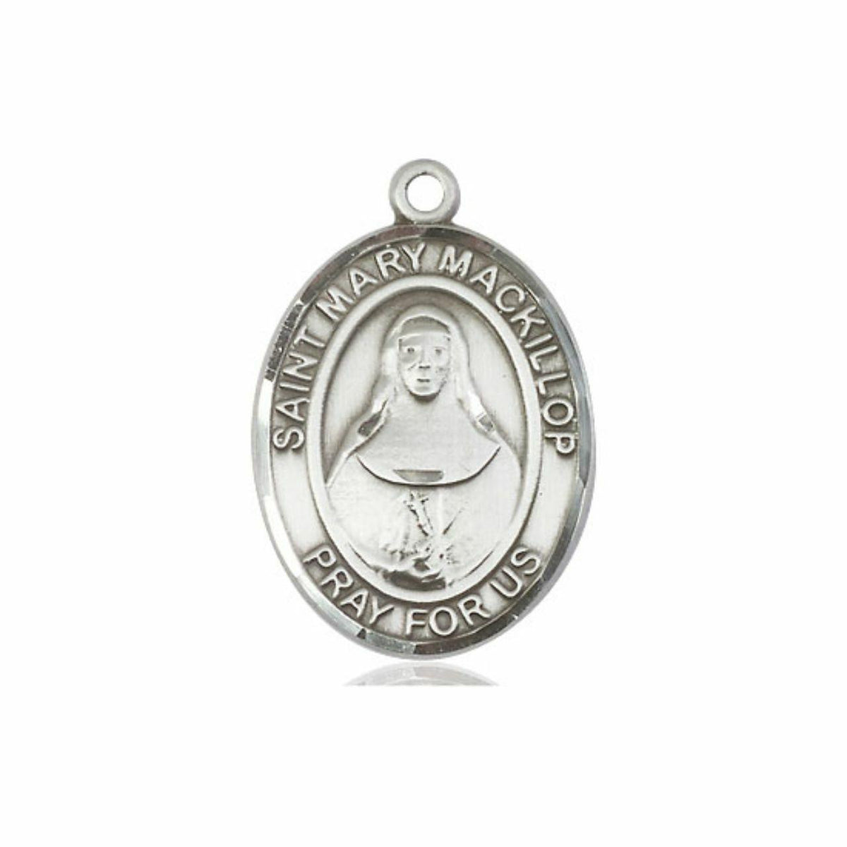 St Mary Mackillop Medal - Sterling Silver Oval Pendant 3 Sizes