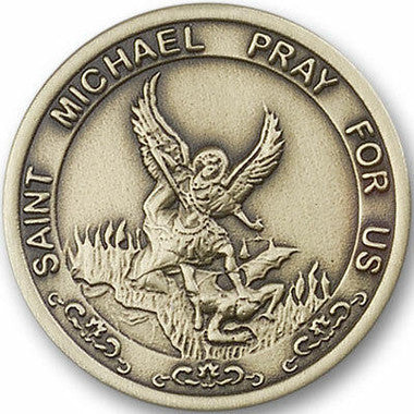 St. Michael Visor Clip - Gold Finish (0201VG)