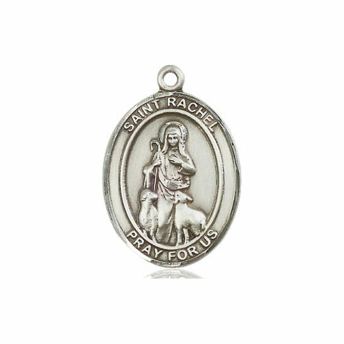 St Rachel Medal Medal - Sterling Silver Oval Pendant 3 Sizes
