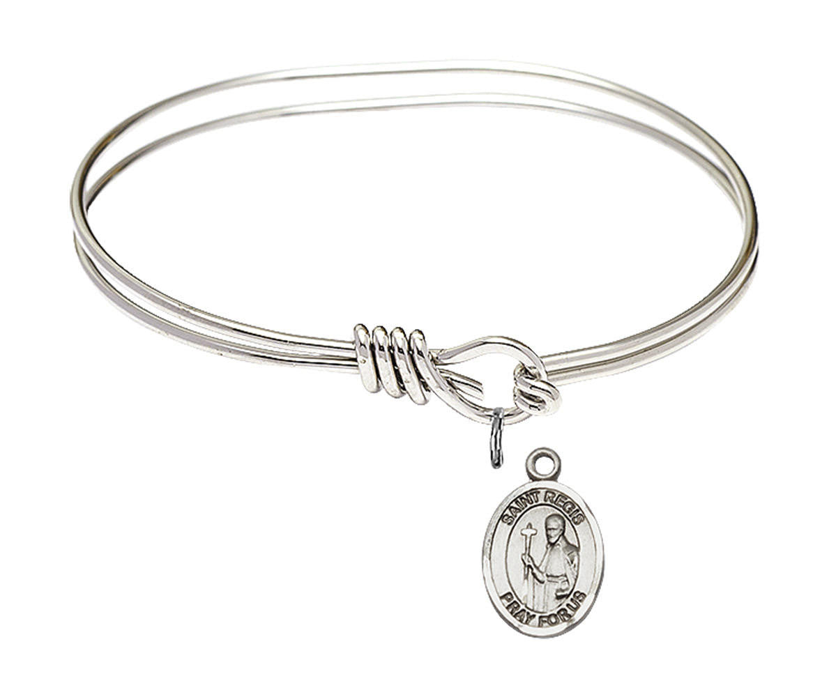 St Regis Eye Hook Bangle Bracelet - Sterling Silver Charm 9380SS