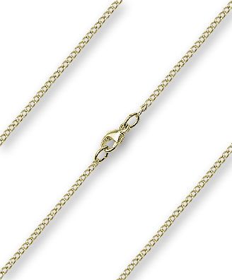 14kt Gold Light Curb Chain – 1.40mm