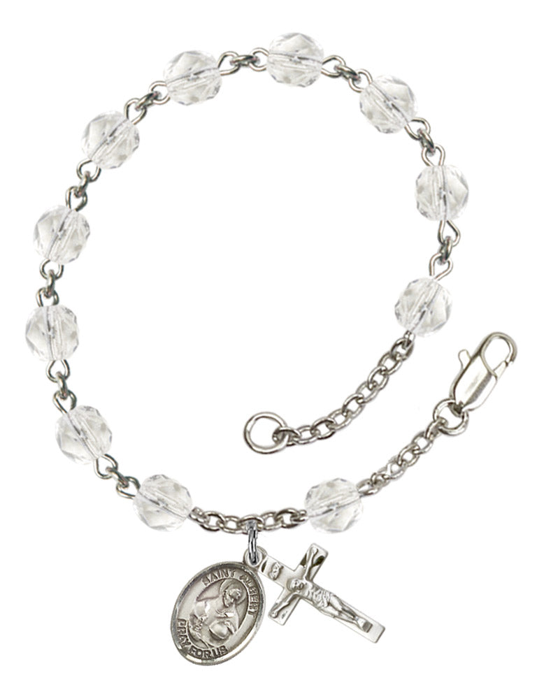 St. Albert The Great Rosary Bracelet With 6MM Fire Polished Beads (RB6000AMS9001)