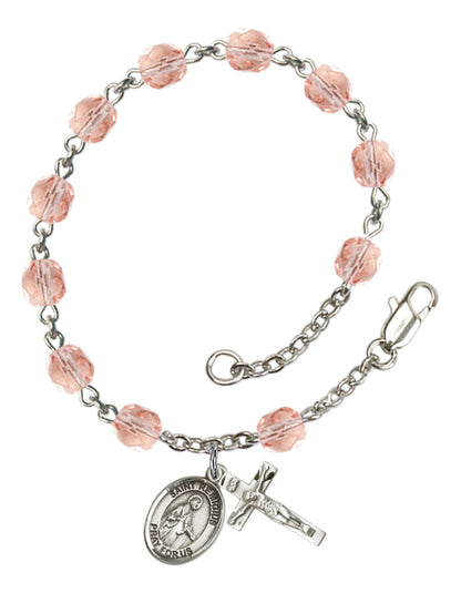 St. Remigius of Reims Rosary Bracelet With 6MM Fire Polished Beads (RB6000AMS9274)