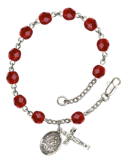 St. Thomas of Villanova Rosary Bracelet With 6MM Fire Polished Beads (RB6000AMS9304)