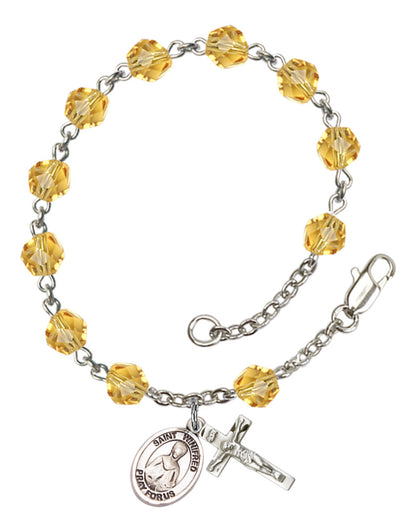St. Winifred of Wales Rosary Bracelet With 6MM Fire Polished Beads (RB6000AMS9419)