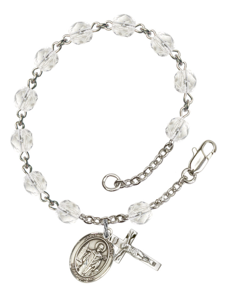 St. Wolfgang Rosary Bracelet With 6MM Fire Polished Beads (RB6000AMS9323)