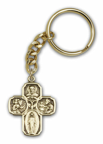 5-way Medal Keychain - Gold Finish 5580SRCG