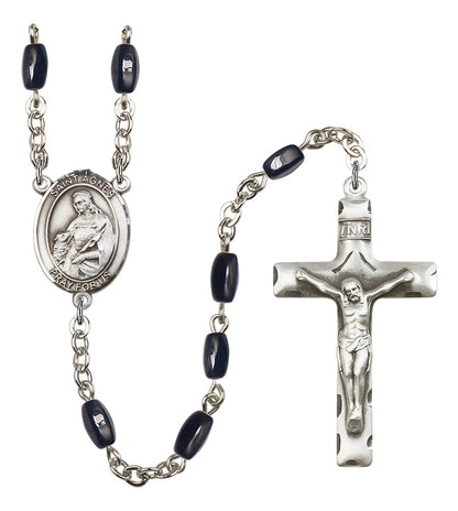 St. Agnes of Rome Rosary - 6 Bead Options (8128SS)
