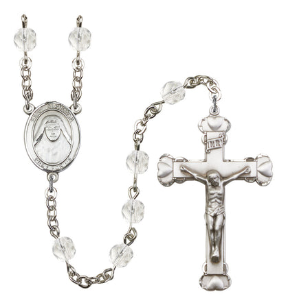 St. Alphonsa of India Rosary - 6MM Fire Polished Beads (8406SS)